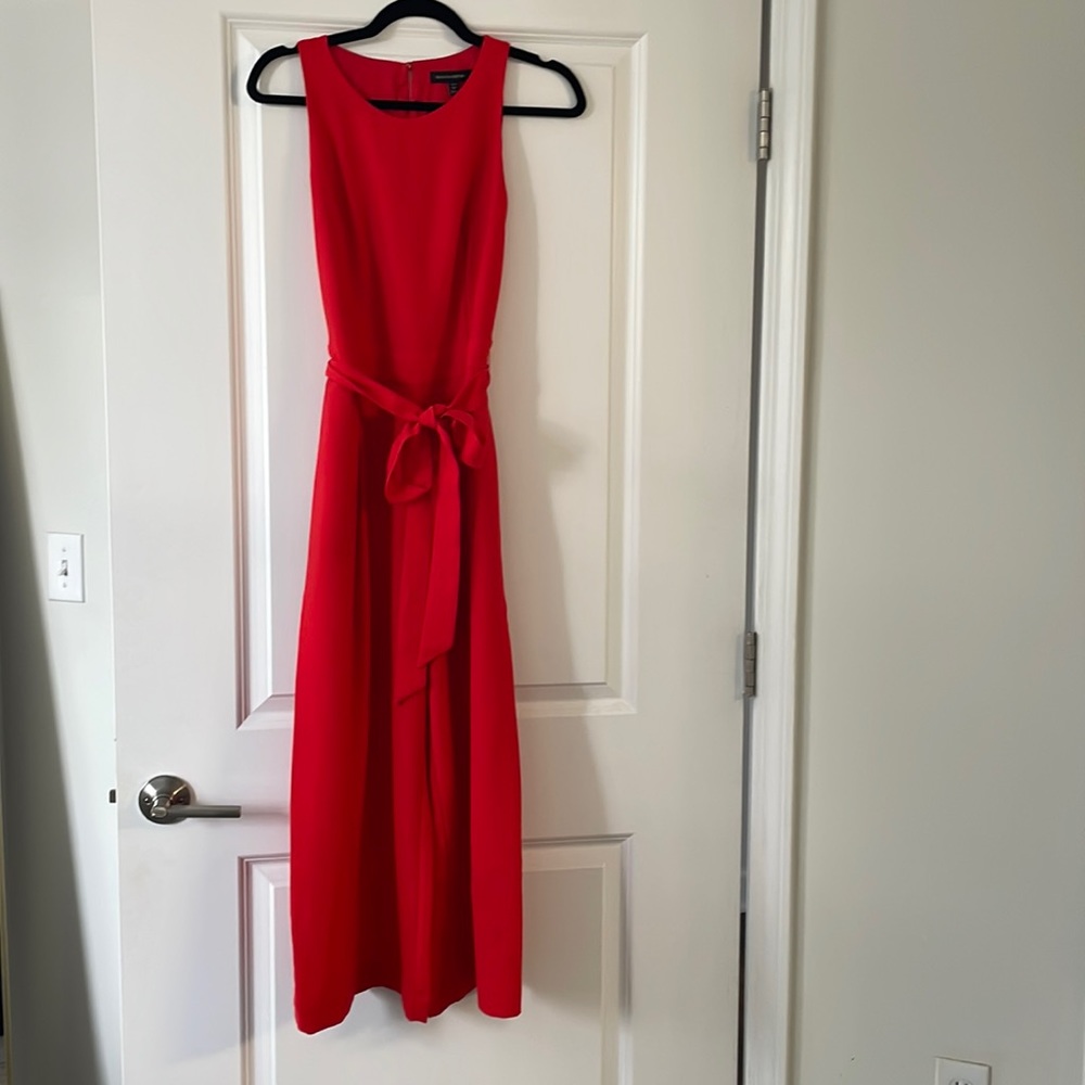 Banana Republic Red Jumpsuit